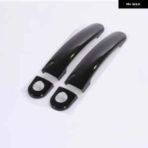 アウディ TT 8N MK11998-2006 アウディ A2 1999-2005 クロームグロスブラック カー ドアハンドル カバー カーアクセサリー スタイリング ステッカー - model 5