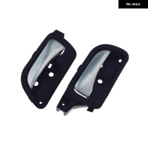 クローム インテリア インナー ドアハンドル ホンダ アコード2003 - 07 CM4 CM5 CM6第7世代72120SDAA02ZC - Front Pair