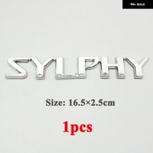 テールゲート 3Dロゴ リア トランク リッド 文字 ワード ネームプレート バッジ デカール ステッカー エンブレム マーチ シリオン シルフィ フロンティア - 1pcs SYLPHY