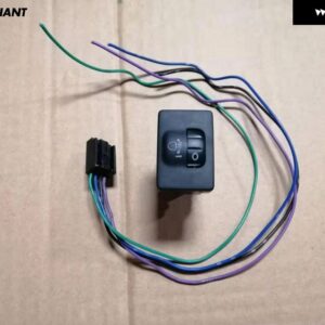 トヨタ レクサス ヘッドライト 調整 4ピンスイッチ LED 色 : 緑 - switch with cable