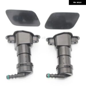 アウディ A4 B7 アバント 2005 2006 2007 2008 ヘッドライト ウォッシャー リフト シリンダー スプレーノズルジェット + カバー キャップ - cover cap and jet