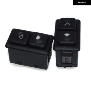 5ピン イルミネーションパワーウィンドウスイッチ BMW E23 E24 E28 E30 61311381205 613 113 812 05 DC 12V グリーンライト - 2pcs