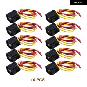 スズキ スターターリレー ソレノイド 4ピンワイヤコネクタプラグ ハーネス TL1000 GSXR ハヤブサ SV650 - 10 PCS