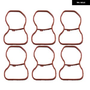 スワール フラップ フラップ プラグリペアセットインテーク マニホールド プラグ BMW N57 N57S E90 E91 E92 E93 F07 F10 F11 11618511363 11617807480 - 6PCS Gasket