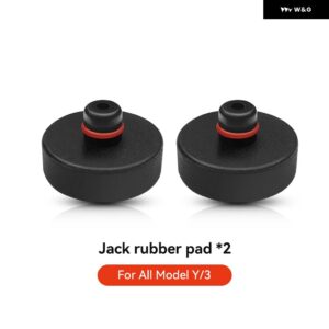 テスラ ALL MODEL 3 Y HIGHLAND 2021-2025 ゴム製リフティングジャッキ パッド アダプター ツール タイヤリペアツール リフティングジャッキ パッド - 2PCS