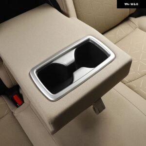 トヨタ RAV4 2019 - 24 RAV 4 XA50 ハイブリッド ABS カーシート リア ウォーターカップ ホルダー カバー トリム アクセサリー - Silver