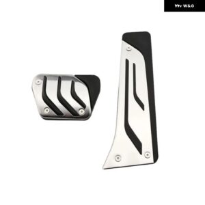 BMW 1 2 3 4シリーズ M3 M4 E87 E90 F20 F21 F30 F32 F36 F80 F82 フットレスト ブレーキペダル アクセル 燃料 車ペダル - 2 PCS AT