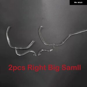 BMW 5シリーズ G30 G38 2017 - 20 LED DRL デイタイム ランニングライト ヘッドライト ガイドプレート エンジェルアイズ ライト チューブ - 2PCS right big small