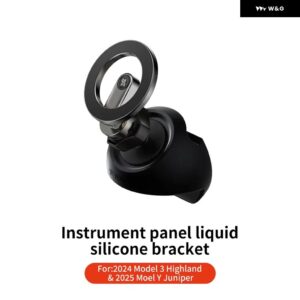 テスラ ドアハンドル マグネット式車載スマホ ホルダー モデル3 Y ハイランドジュニパー 360度回転式メタル マウント 全機種対応 - 3 Y Highland Juniper