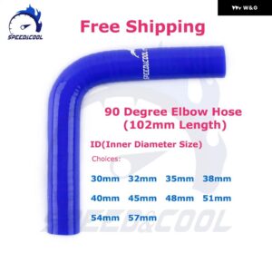 90度エルボ 汎用 シリコン クーラント インタークーラー パイプ チューブ ホースID30MM 32MM 35MM 38MM 40MM 45MM 48MM 51MM 54MM 57MM - 90-ID 30mm 3Ply