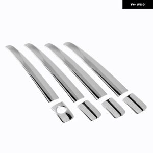 トヨタ アベンシス T270 2009 - 2017 ステンレス ドアハンドル カバー パッド ステッカー モールディング スタイリング - Silver