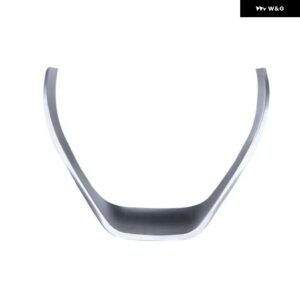 BMW 3シリーズ F30 F32 F34 F36 2013-2019 インテリア ステアリングホイール 装飾 フレーム パネル カバー トリム - ABS Silver