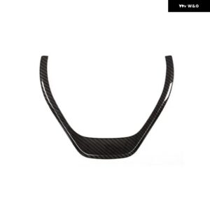 BMW 3シリーズ F30 F32 F34 F36 2013-2019 インテリア ステアリングホイール 装飾 フレーム パネル カバー トリム - ABS carbon fibre