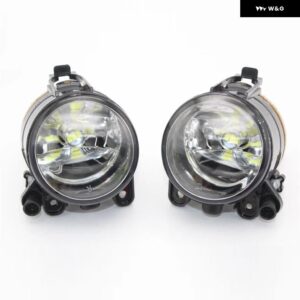 LEDカーライト VW ゴルフ 5 A5 MK5 2004 - 09 車フロントLED フォグランプ フォグランプ グリル とワイヤー付き - pair led fog light