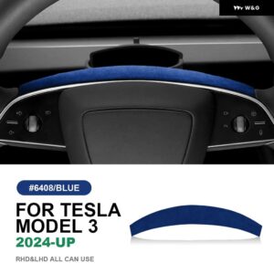 イタリアンスエード スエード テスラ モデル3 ハイランド 2024年以降 ステアリングホイール トリム カバー ステッカー インテリア カーアクセサリー - Window lift