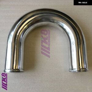 インタークーラー パイプ 2.5インチ インチ /63MM/ストレート/90度/45度/180度/厚さ2MM/DIYアルミ パイプ /エアインテーク パイプ - 180 degrees