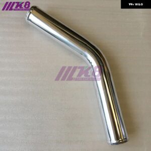 インタークーラー パイプ 2.5インチ インチ /63MM/ストレート/90度/45度/180度/厚さ2MM/DIYアルミ パイプ /エアインテーク パイプ - 45 degrees