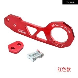 スタイル レーシングリア牽引フック アルミ 合金 リア牽引フック ホンダ シビック ジャズ GK5 - red