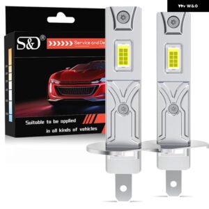 60000LM H1 H3 LED ヘッドライト バルブ プラグプレイワイヤレスCANBUS 150W H3 LEDミニカーLEDランプ CSP フォグランプ 6000K ホワイト 12V - h1
