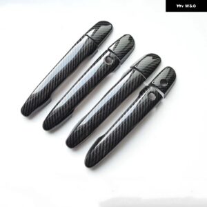 カーボン クローム カー ドアハンドル カバー 装飾 トリム マツダ CX-3 CX3 CX 3 2015 - 20 スタイリング アクセサリー - carbon 2 buttons