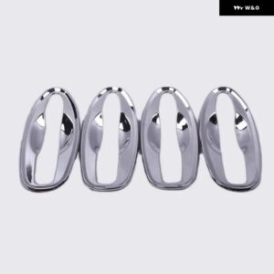 カーボン クローム カー ドアハンドル ボウルカバー 日産 X-TRAIL T32 MK3 2014-2019 XTRAIL カーアクセサリー ステッカー - bowl