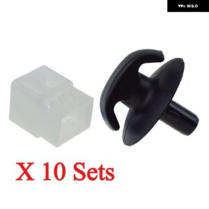 テール ボックス フック ブーツ クリップ トランク 固定バックル トランク トリム パネル ファスナークリップ ランドローバー フリーランダー 2 レンジロー - 10 Sets