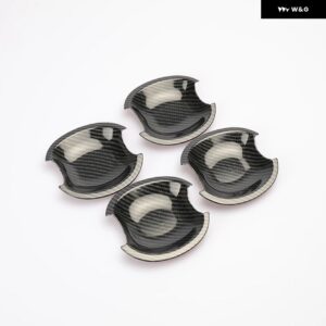 クロームカーボン車 ドアハンドル カバー トリム ステッカー スタイリング アクセサリー スズキ グランドビターラ 2005 -2012 - carbon bowl