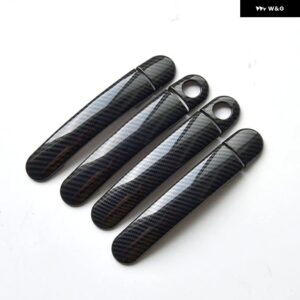 セアト トレド MK3 III 2004 - 09 クロームカーボン車 ドアハンドル カバー カーアクセサリー ステッカー - model 2