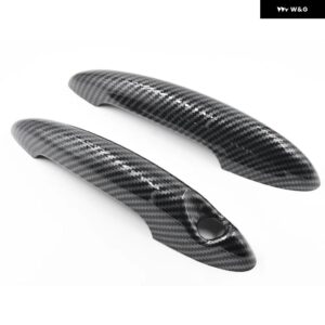 グロスブラック カーボン車 ドアハンドル カバー BMW MINI COOPER S R50 R52 R53 R55 R56 R57 R58 R59 R61 車ハンドルカバー - Carbon Fiber