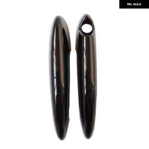 グロスブラック カーボン車 ドアハンドル カバー BMW MINI COOPER S R50 R52 R53 R55 R56 R57 R58 R59 R61 車ハンドルカバー - Gloss Black