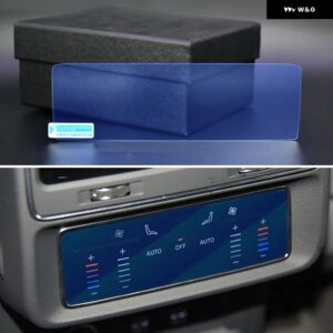 アウディ Q8 2018 - 21 強化ガラス カーナビゲーションスクリーン プロテクター フィルム インストルメント パネル フィルム ステッカー アクセサリー - Back Row Blue