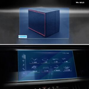 アウディ Q8 2018 - 21 強化ガラス カーナビゲーションスクリーン プロテクター フィルム インストルメント パネル フィルム ステッカー アクセサリー - Navigation Blue