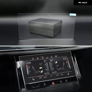 アウディ Q8 2018 - 21 強化ガラス カーナビゲーションスクリーン プロテクター フィルム インストルメント パネル フィルム ステッカー アクセサリー - Climate Control HD