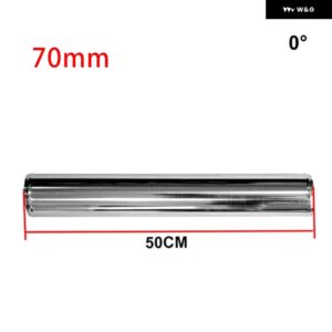 インタークーラー 70MM 0/45/90/180度アルミ チューブ パイプ レーシングターボハイフロー 汎用 2.75インチ - 70mm(0 degrees)
