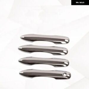 トヨタ カムリ ダイハツ アルティス XV70 70 2018-2024 クローム カー ドアハンドル カバー ボウル トリム ステッカー スタイリング アクセサリー - 0 Keyless Entry