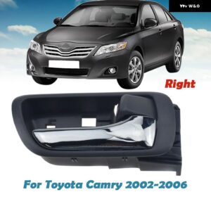 グレー インナー インサイド ドアハンドル フロント リア 左 右 クローム トヨタ カムリ 2002 - 06 69206-33030 69205-33040 - right