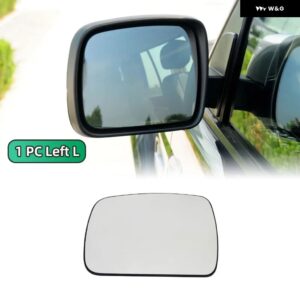 ドアウィング バックミラー ガラス サイドミラー レンズ ヒーター付きサイドミラー ガラス ランドローバー ディスカバリー4 レンジローバー スポーツ - 1PC Left