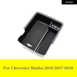 アームレスト 収納 ボックス シボレー マリブ 2013-2018 センター コンソール ビン グローブトレイ ホルダー ケース 車用 オーガナイザー - 2016-2018