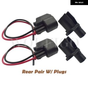 ABSホイールスピードセンサー フロント リア L R ピグテールコネクタ マツダ 3 5 リンカーン ジャガー ボルボ BP4K43711A BP4K43701A BP4K-43-701A - Rear Plug 4pcs
