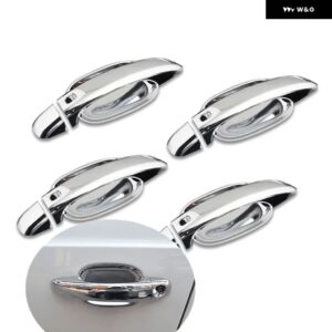 カーボン クローム カー ドアハンドル カバー ステッカー アウディ Q5 2008 - 16 スタイリング アクセサリー - silver handle-bowl