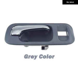 クロームグレー/ブラック 内側 ドアハンドル 内装 フロント 左 右 ホンダ CRV 97-01 オデッセイ 1995-1998 72124S10A11ZA 72164S10A11ZA - Grey front right