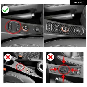 SEAT LEON ALTEA 2005 - 12 リアルソフトカーボン LHD RHD 車ドアロック ギア シフト ステッカー - Black Carbon 4 Holes