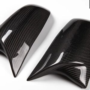 BMW 1 2 3 4 Xシリーズ リアビュー サイドミラー カバー F20 F21 F22 F23 F30 F32 F36 X1 E84 F87 M2 カーボンパターン アクセサリー - Carbon Grain Black