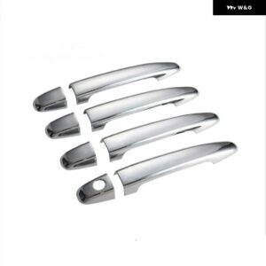 トヨタ アバロン XX30 30 2005 - 12 車用クロームハンドルカバー トリム セット スタイリング アクセサリー ステッカー - no button