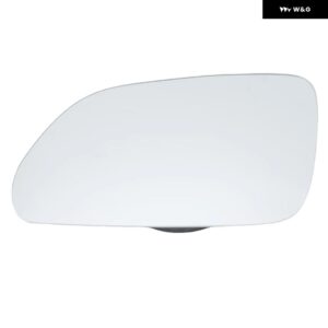 サイドドアミラー ガラスレンズ フォルクスワーゲン ポロ MK4 9N 2005 2006-2009 ヒーター付きバックミラー ガラスレンズ カーアクセサリー - 1PC Left