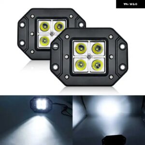 オートワークライト マウント オフロード作業用 12V 24V スポットフラッドコンボ LEDバースポットライト LED ライトバー 車用運転ランプ - 2pcs