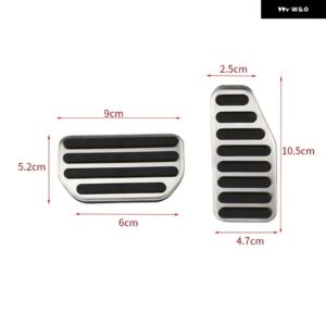 スズキ スイフトスポーツ イグニス アルト グランドビターラ 2005-2017 ジミー 2012-2017 ステンレス カーペダルカバー ペダル AT MT - AT