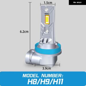H7 H4 H1 LED 車用 ヘッドライト ミニ 電球 CANBUS チップ プラグアンドプレイ H4 ハイロービーム オートランプ フォグランプ 高出力 6000K - H11 H9 H8