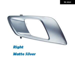 クローム/マットシルバー インサイド ドアハンドル トリム カバー マツダ BT50 2012-19 フォード レンジャー トラック フォード エベレスト 2015-2019 - Matte Silver Right