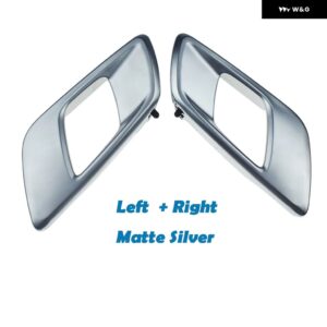 クローム/マットシルバー インサイド ドアハンドル トリム カバー マツダ BT50 2012-19 フォード レンジャー トラック フォード エベレスト 2015-2019 - Matte Silver Pair